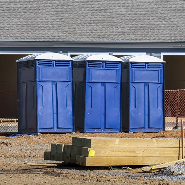 what is the cost difference between standard and deluxe portable restroom rentals in New Hampshire